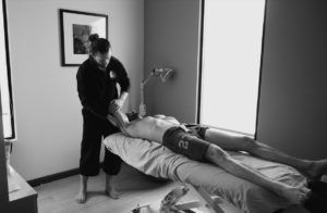 Aleks performing neurosomatic therapy